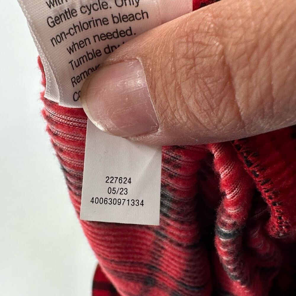 NWT Sonoma Women’s Buffalo Plaid Hi Rise Banded Bottom Everyday Pajama Pants XL - Picture 6 of 13